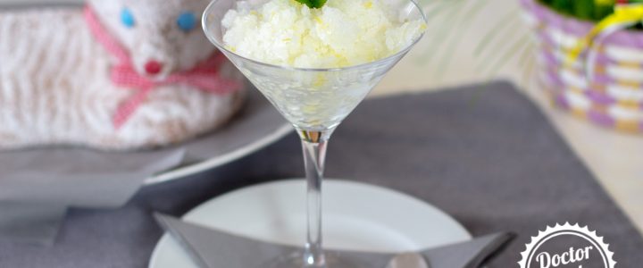 Citronová granita