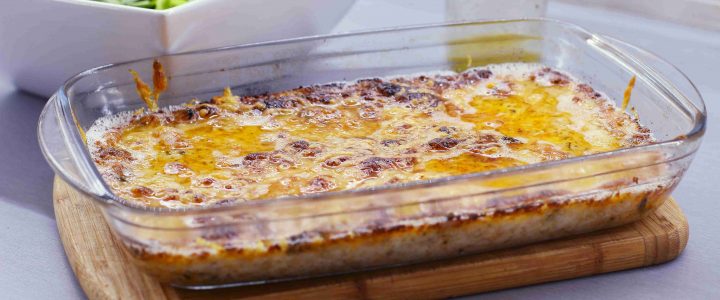 Lososový gratin Lososový gratin